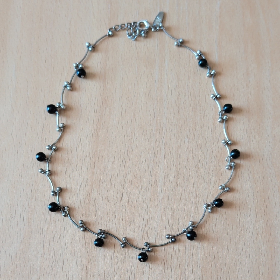 Ny Collection Silver Tone Choker Necklace 15$